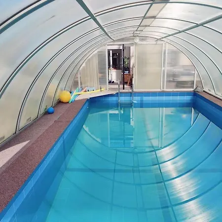 度假居 Saunahaus Mit Swimmingpool In